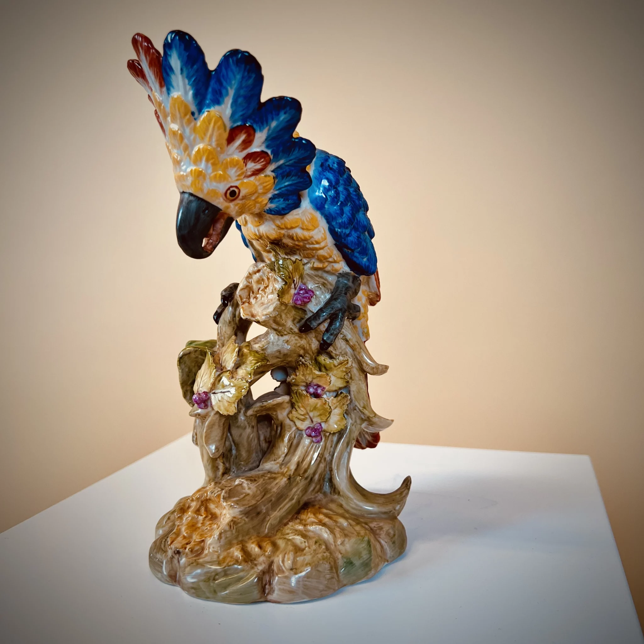 Mid-Century Modern Ceramic Figurine of a Parrot07