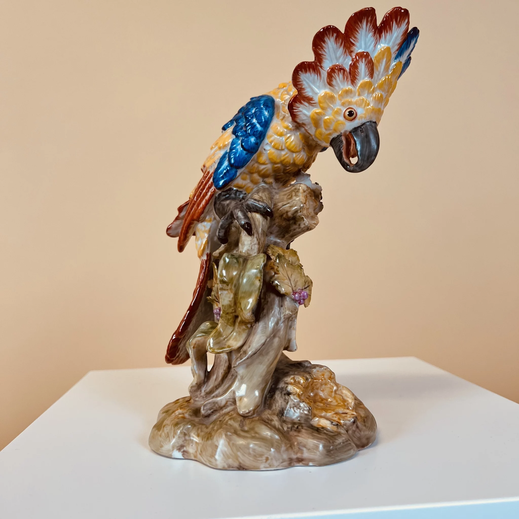 Mid-Century Modern Ceramic Figurine of a Parrot09